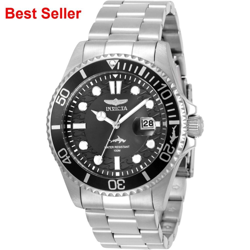 Stainless Steel Quartz Watch with Date Chronograph Water Resistant